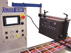 Daco SI Label Inspection Rewinder with a Drello 3125 Strobe